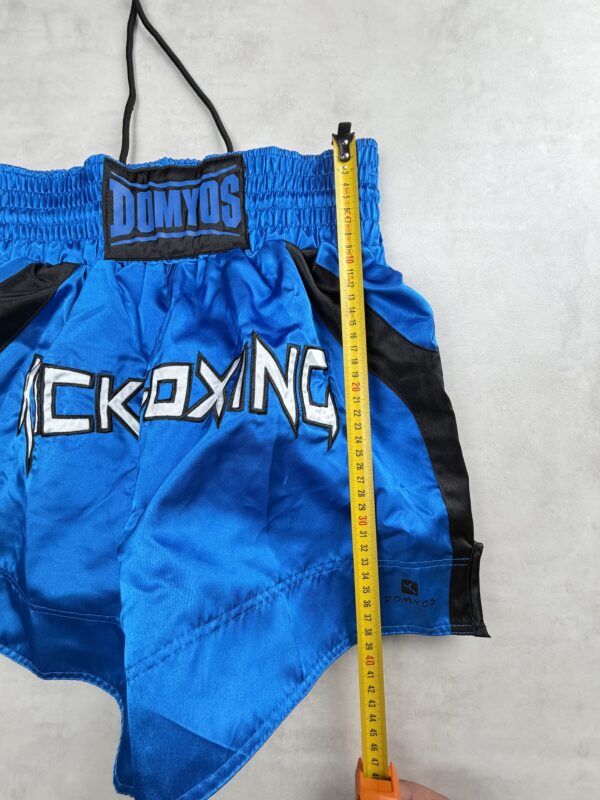 Domyos Short Kickboxing bleu noir 100% polyester taille M