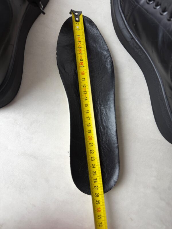 Alexander McQueen Baskets Oversized noires cuir taille 42
