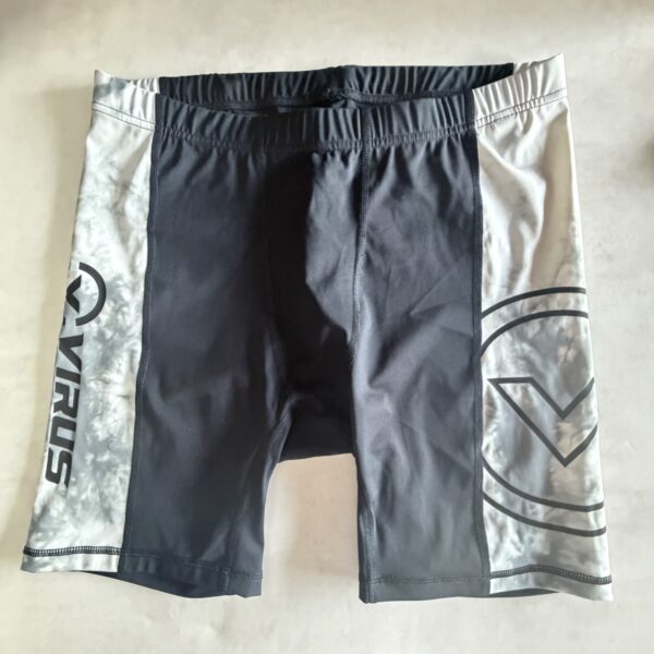 Virus short compression Octa noir gris XL