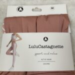 LuluCastagnette legging femme sport rose poudré M