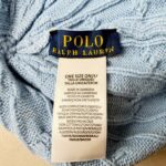 Polo Ralph Lauren bonnet coton bleu ciel