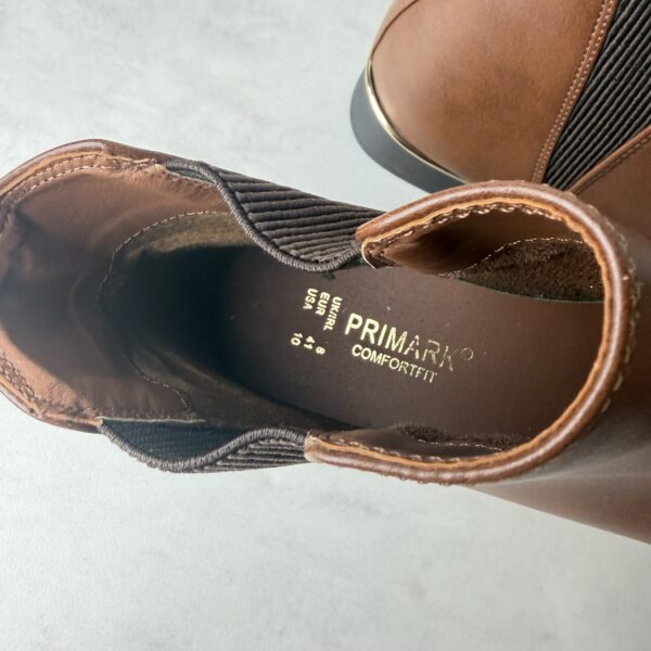 Bottines Primark Chelsea marron femme taille 41