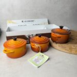 Le Creuset 3 mini cocottes céramique