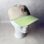 Natif casquette bicolore beige vert réglable