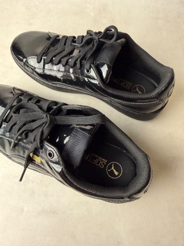 Baskets femme Puma Vikky Platform noir verni 39