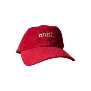 Natif Casquette 6 Panneaux Flowers Rouge