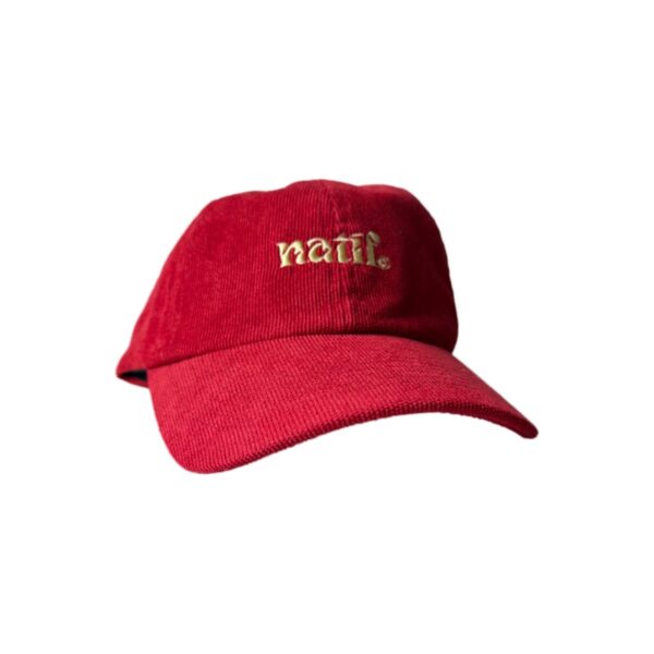 Natif Casquette 6 Panneaux Flowers Rouge