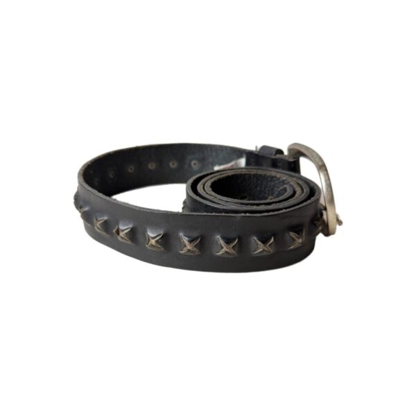 Ceinture Levi's cuir noir cloutée taille 95