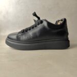 Alexander McQueen Baskets Oversized noires cuir taille 42
