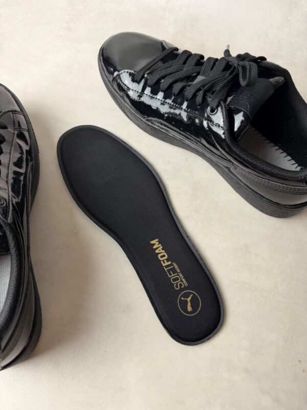 Baskets femme Puma Vikky Platform noir verni 39
