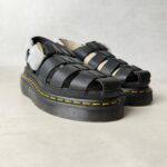 Dr Martens sandales Wrenlie noires cuir 38