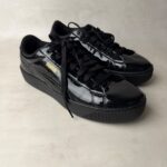 Baskets femme Puma Vikky Platform noir verni 39