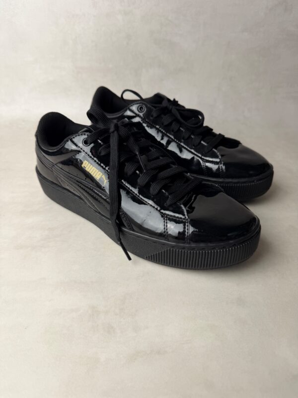 Baskets femme Puma Vikky Platform noir verni 39