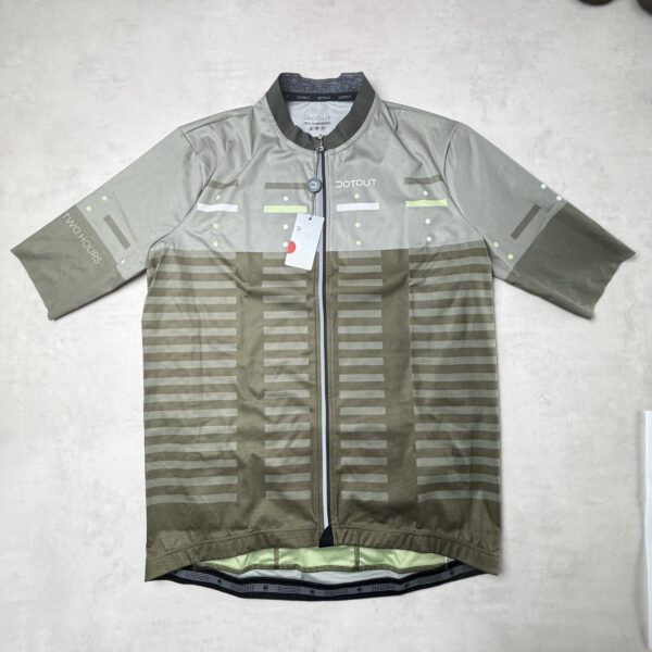 Dotout maillot cyclisme kaki taille L