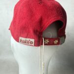 Natif Casquette 6 Panneaux Flowers Rouge
