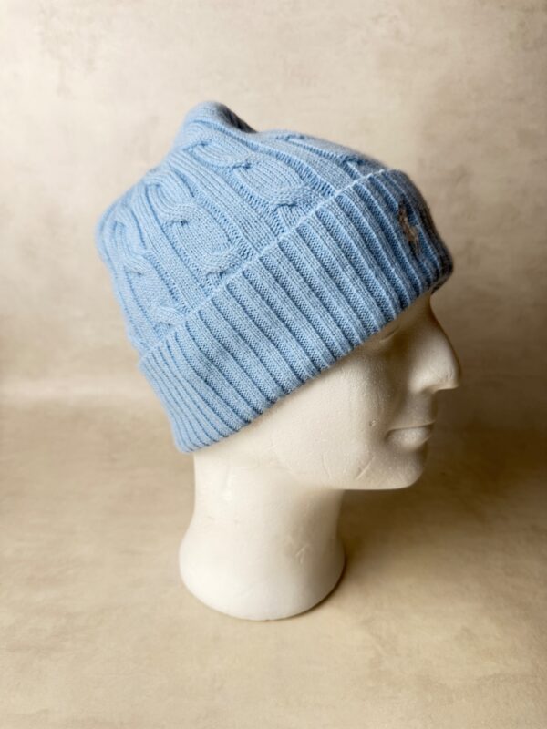 Polo Ralph Lauren bonnet coton bleu ciel