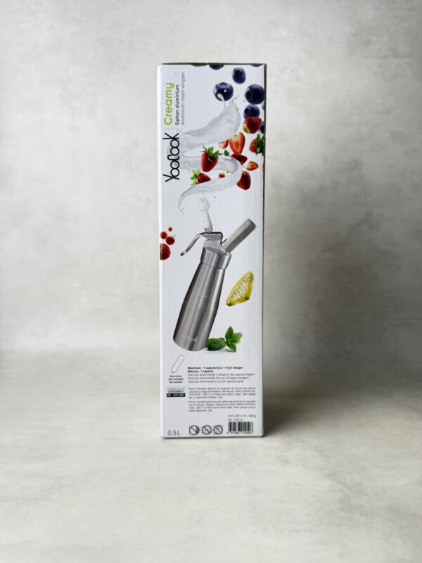 YooCook siphon chantilly Creamy aluminium 0,5 L