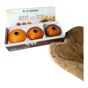Le Creuset 3 mini cocottes céramique