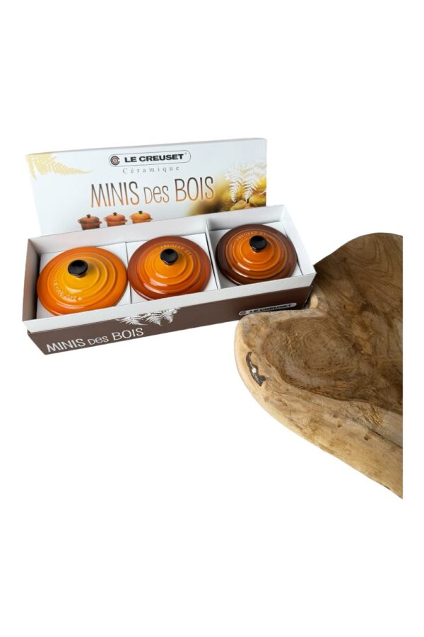 Le Creuset 3 mini cocottes céramique