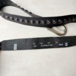 Ceinture Levi's cuir noir cloutée taille 95