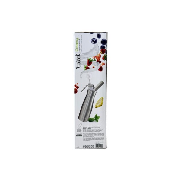 YooCook siphon chantilly Creamy aluminium 0,5 L