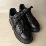 Alexander McQueen Baskets Oversized noires cuir taille 42