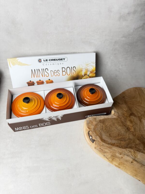 Le Creuset 3 mini cocottes céramique
