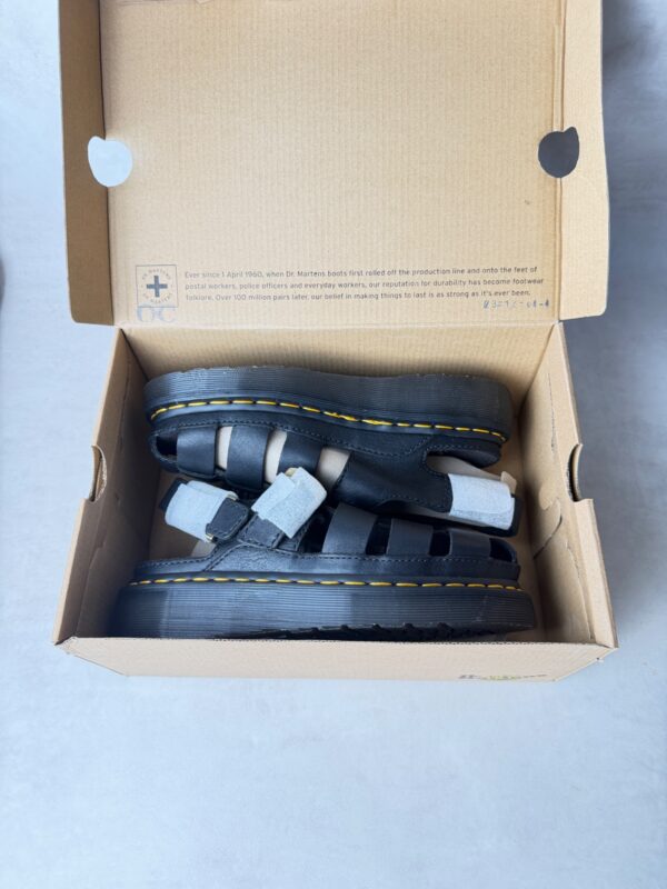 Dr Martens sandales Wrenlie noires cuir 38