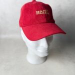 Natif Casquette 6 Panneaux Flowers Rouge