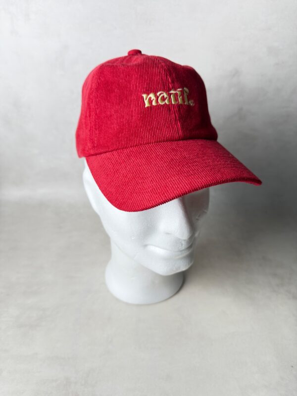 Natif Casquette 6 Panneaux Flowers Rouge