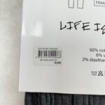 Legging Eleven Paris Collection Coton Taille Haute Gris S/M