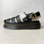 Dr Martens sandales Wrenlie noires cuir 38