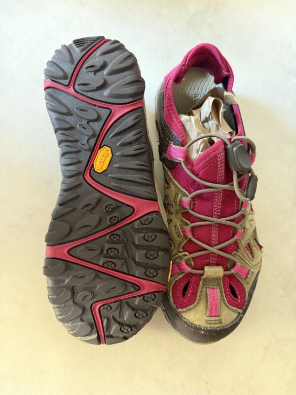 Merrell sandales randonnée Vibram kaki rose 39