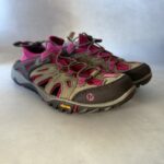Merrell sandales randonnée Vibram kaki rose 39