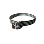 Hackett ceinture rayée cuir tissu taille M