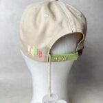 Natif casquette bicolore beige vert réglable