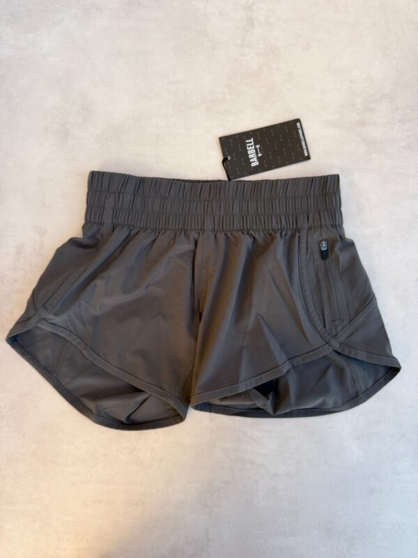 Short de running Barbell Sunrise Runner Short femme gris charbon taille XXS — vue 2