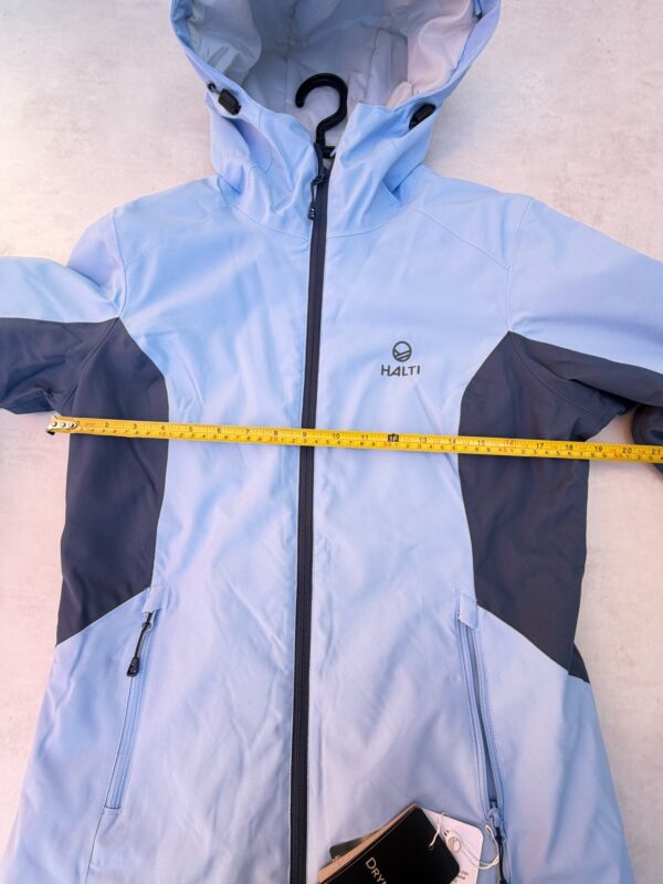 Veste de ski imperméable à capuche Halti Tahko W DX Ski Jacket femme bleu clair taille FR 38 (FIN/DE 36, ITA 42) — vue 8