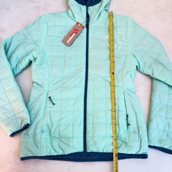 Doudoune à capuche réversible femme Rock Experience Golden Gate turquoise taille M — vue 4
