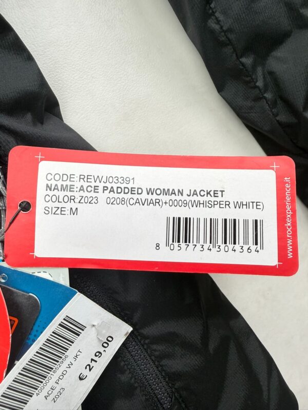 Veste matelassée à capuche Rock Experience Ace Padded Woman Jacket femme noir taille M — vue 8