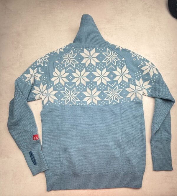Pull à col zippé Ulvang Rav Kiby WS femme bleu fumé taille XXL — vue 7