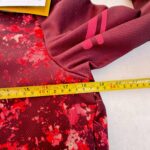 Maillot de cyclisme manches longues AGU Abstract Flower Jersey LS Essential Women Modica femme bordeaux taille XXL — vue 10
