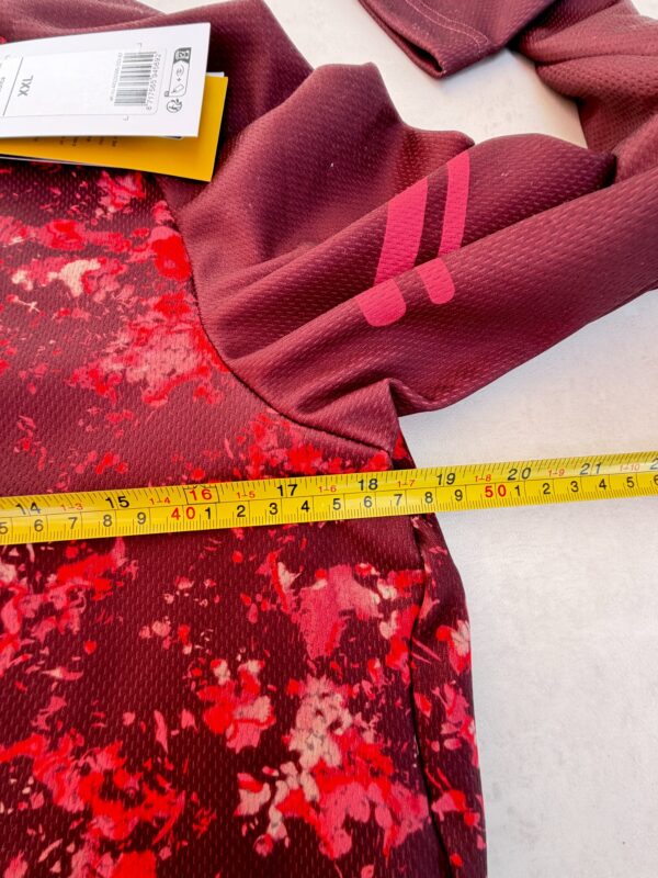 Maillot de cyclisme manches longues AGU Abstract Flower Jersey LS Essential Women Modica femme bordeaux taille XXL — vue 10
