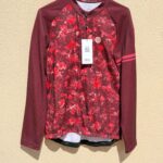 Maillot de cyclisme manches longues AGU Abstract Flower Jersey LS Essential Women Modica femme bordeaux taille XXL — vue 4
