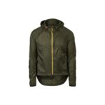 Veste coupe-vent à capuche AGU Venture unisexe vert kaki taille XXL