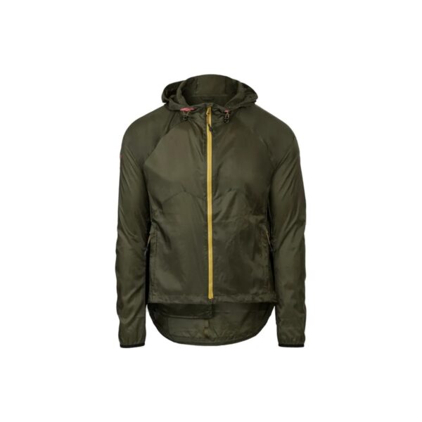 Veste coupe-vent à capuche AGU Venture unisexe vert kaki taille XXL