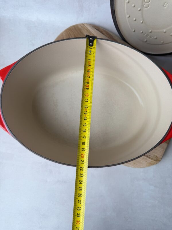 Cocotte ovale avec couvercle Cousances unisexe rouge taille 28 — vue 9