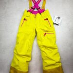 Pantalon de ski à bretelles fille Marmot Girl's Starstruck Pant jaune acide taille S (taille P) — vue 3