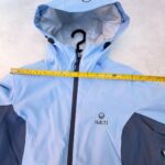 Veste de ski imperméable à capuche Halti Tahko W DX Ski Jacket femme bleu clair taille FR 38 (FIN/DE 36, ITA 42) — vue 10