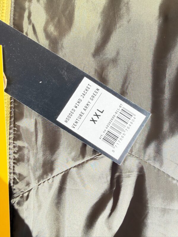 Veste coupe-vent à capuche AGU Venture unisexe vert kaki taille XXL — vue 8